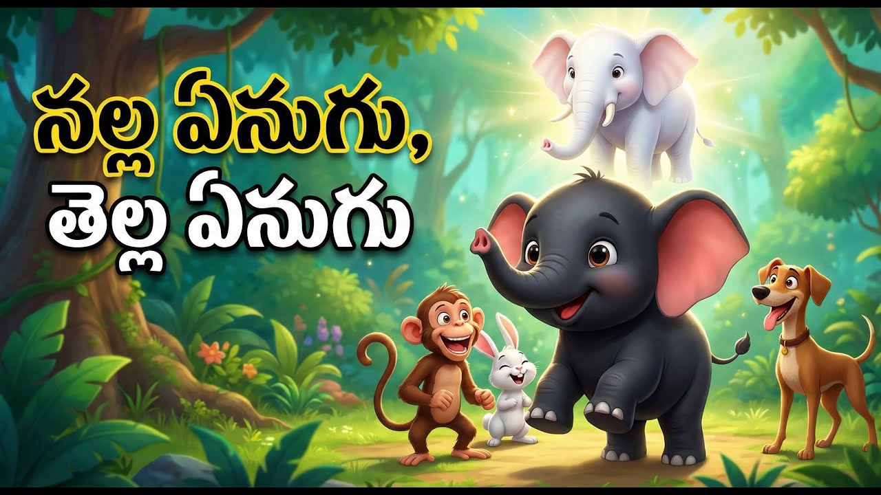 రంగు మారిన ఏనుగు పిల్ల! 🐘✨ | The Magical Changing Elephant | Telugu Moral Stories 2026