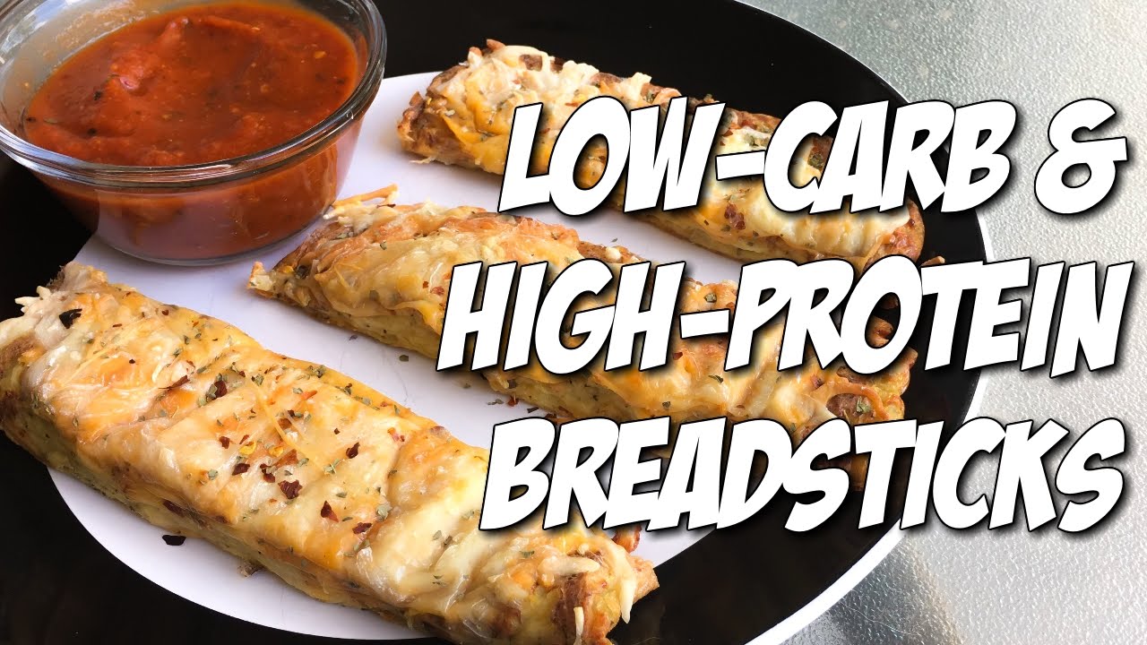 Protein-Packed & Low-Carb Breadsticks for Cutting | 12g Carbs & 16g Protein!
