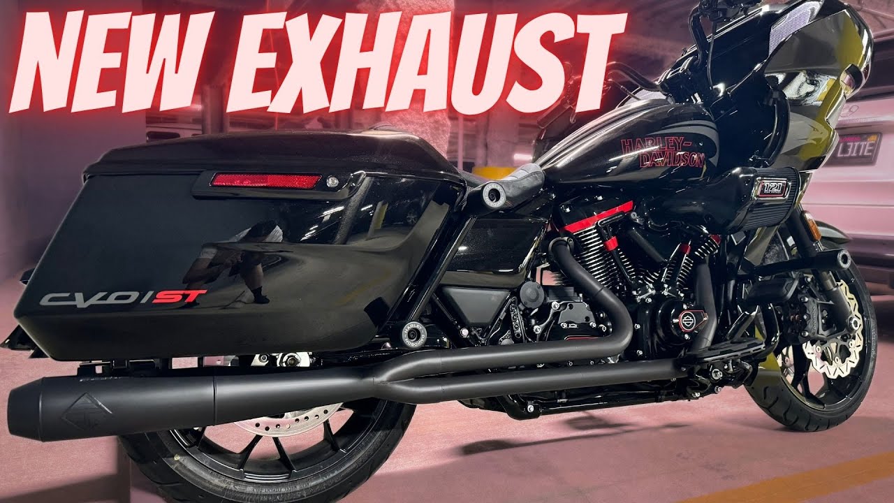SP Concepts Exhaust on new Harley Davidson Road Glide cvo st / sound clip