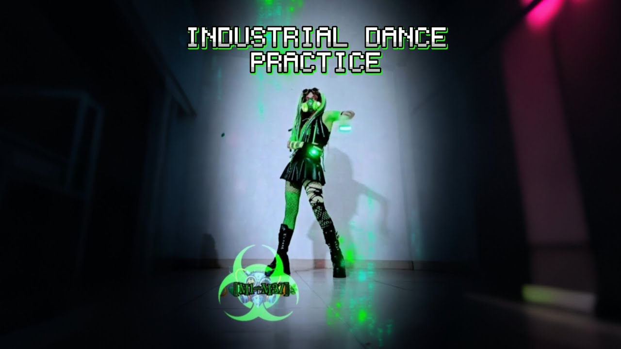 Industrial Dance | Practice Dance Cybergoth ☣️ FADERHEAD - Angry Enough ☣️ @faderhead 