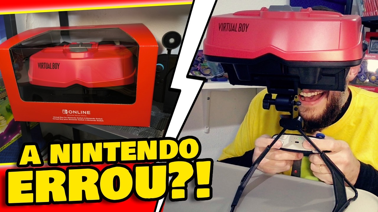 A NINTENDO ERROU?! Recebi o Virtual Boy ANTES do lançamento!