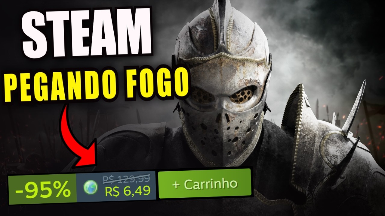 CORRE! Jogos &Eacute;PICOS por menos de 20 Reais na STEAM em promo&ccedil;&atilde;o