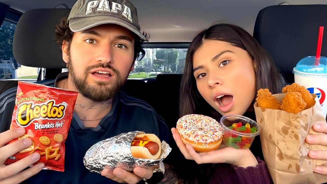 We Ate ONLY Gas Station Food For Lunch 