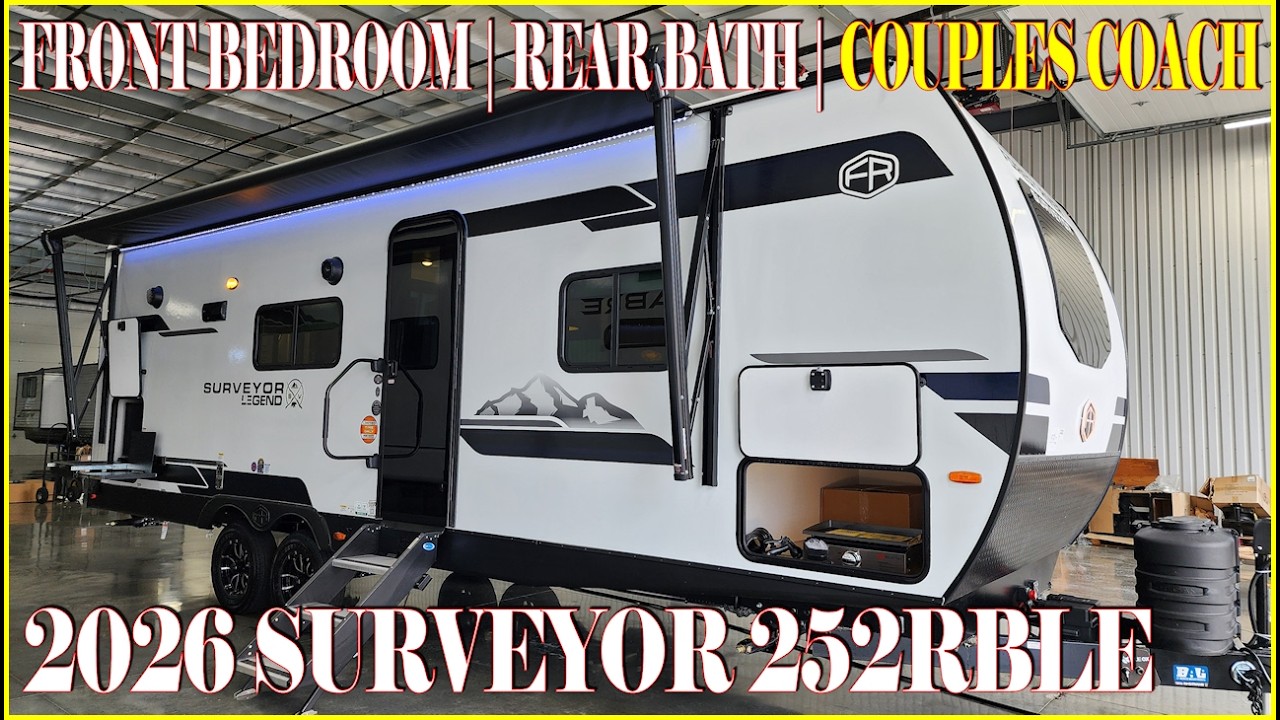 2026 Surveyor Legend 252RBLE Rear Bath Trailer by Forestriver @ Couchs RV Nation - All About RVs