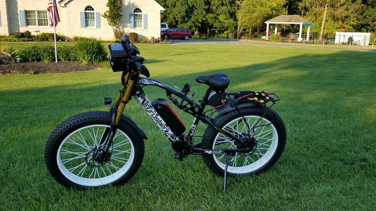 Cyrusher XF900 750 watt full suspension🚴&zwj;♂️ ebike -🚴&zwj;♂️ mods with a short neighborhood bike ride MTB