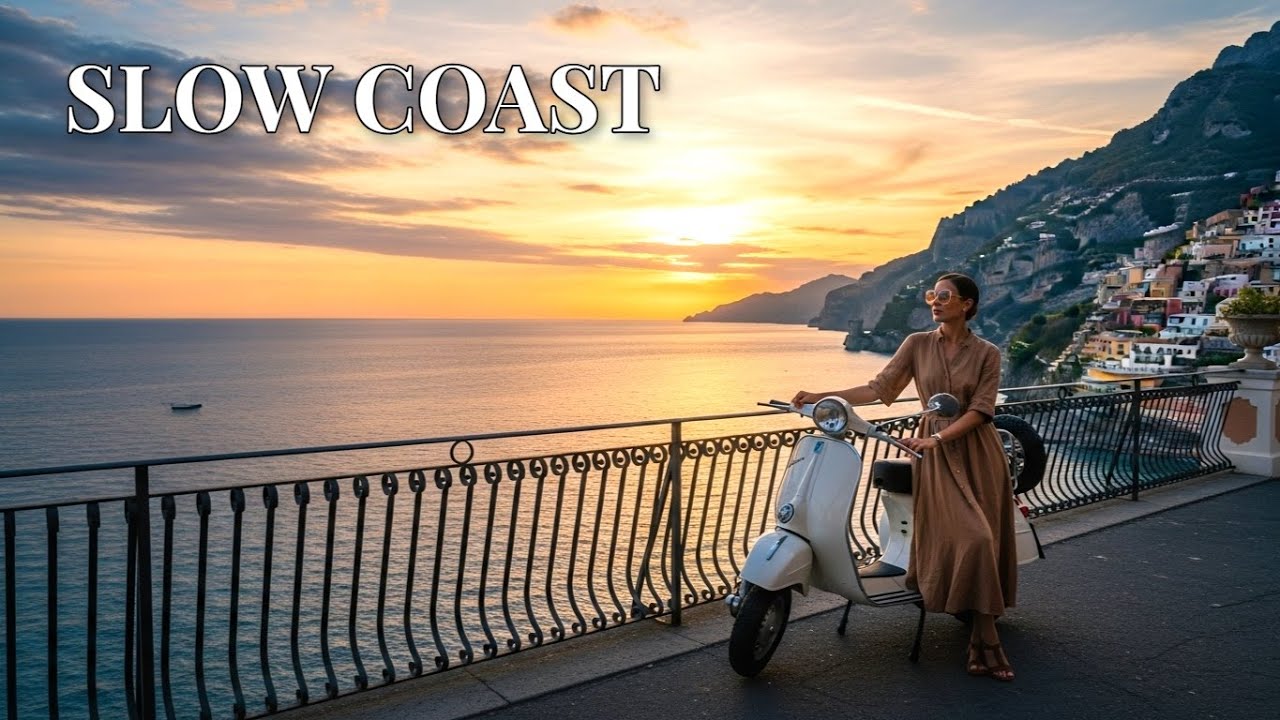 Mediterranean Sea Ambience 🌊 Soft Italian Music for Calm & Focus