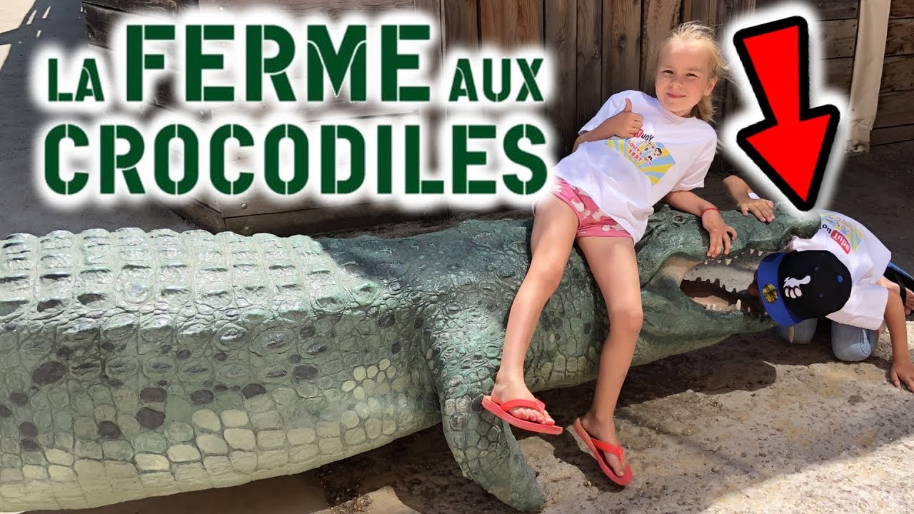 🐊 M&Ecirc;ME PAS PEUR DES CROCOS !!! - VLOG &agrave; La ferme aux crocodiles - #kidstudiotest