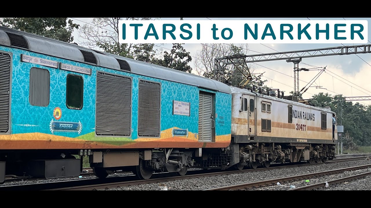 ITARSI to NARKHER : Train Journey through the jungles of Madhya Pradesh