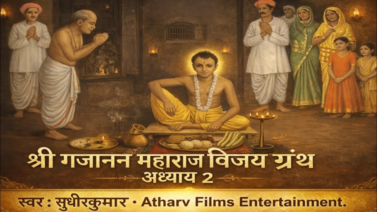 श्री गजानन विजयग्रंथ पारायण अध्याय 2 | गजानन महाराज प्रकटदिन विशेष 🙏संपूर्ण पाठ | भक्तिमय वाचन |🌹🙏