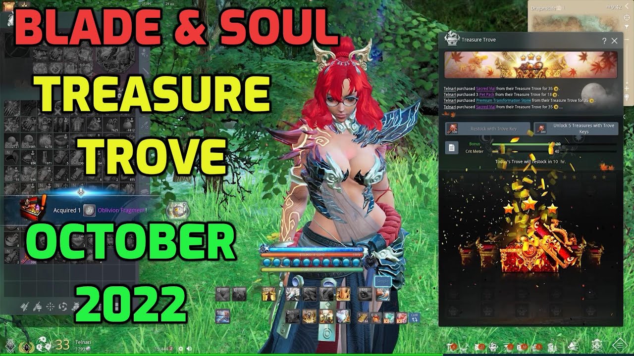 Blade and soul Treasure trove (350 Keys) Musician Trove │Fall 2022│BnS EU