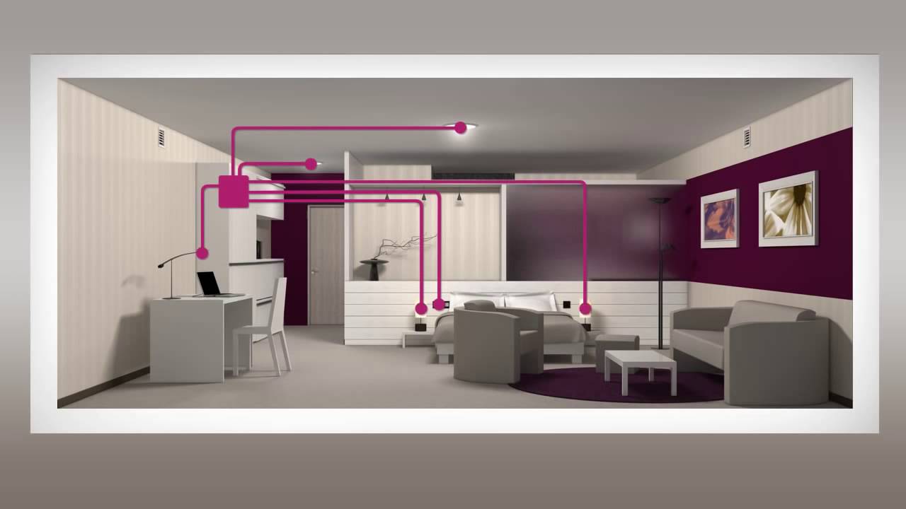 Legrand guest room management system for hotels