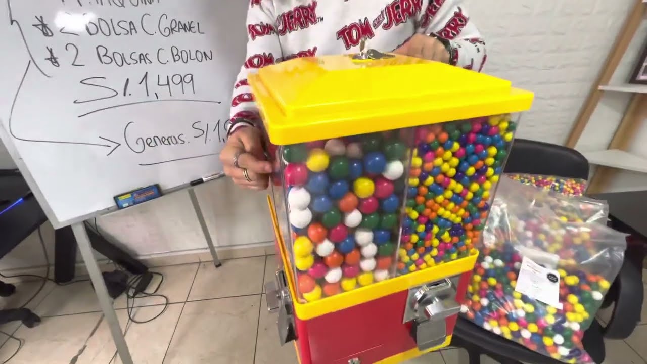 Nueva Maquina Dispensadora 4 Divisiones Rentable Oportunidad Vending Machine 2022