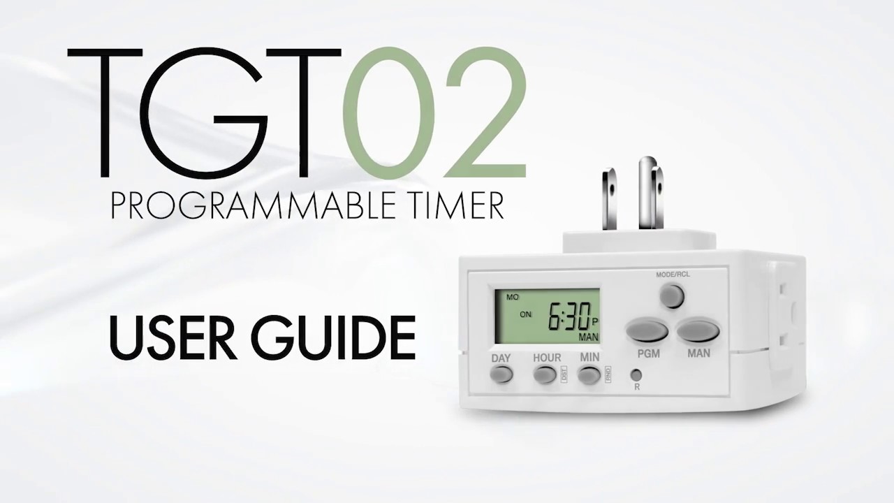 User Guide | Programmable Digital Plug-In Timer | TOPGREENER TGT02