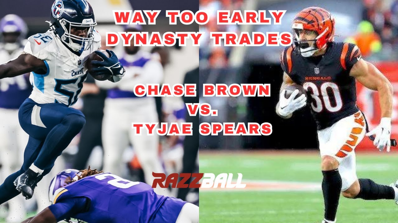 Way Too Early Running Back Sleepers for 2024 and Beyond - Chase Brown vs. Tyjae Spears