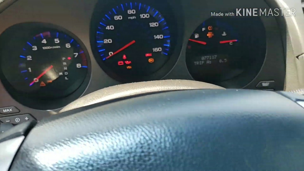 2006 Acura TL Triangle light Exclamation point