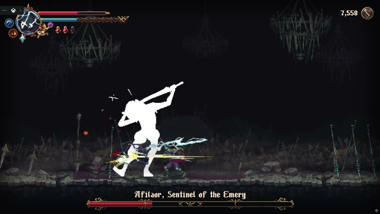 Blasphemous II vs. Afilaor, Sentinel of the Emery