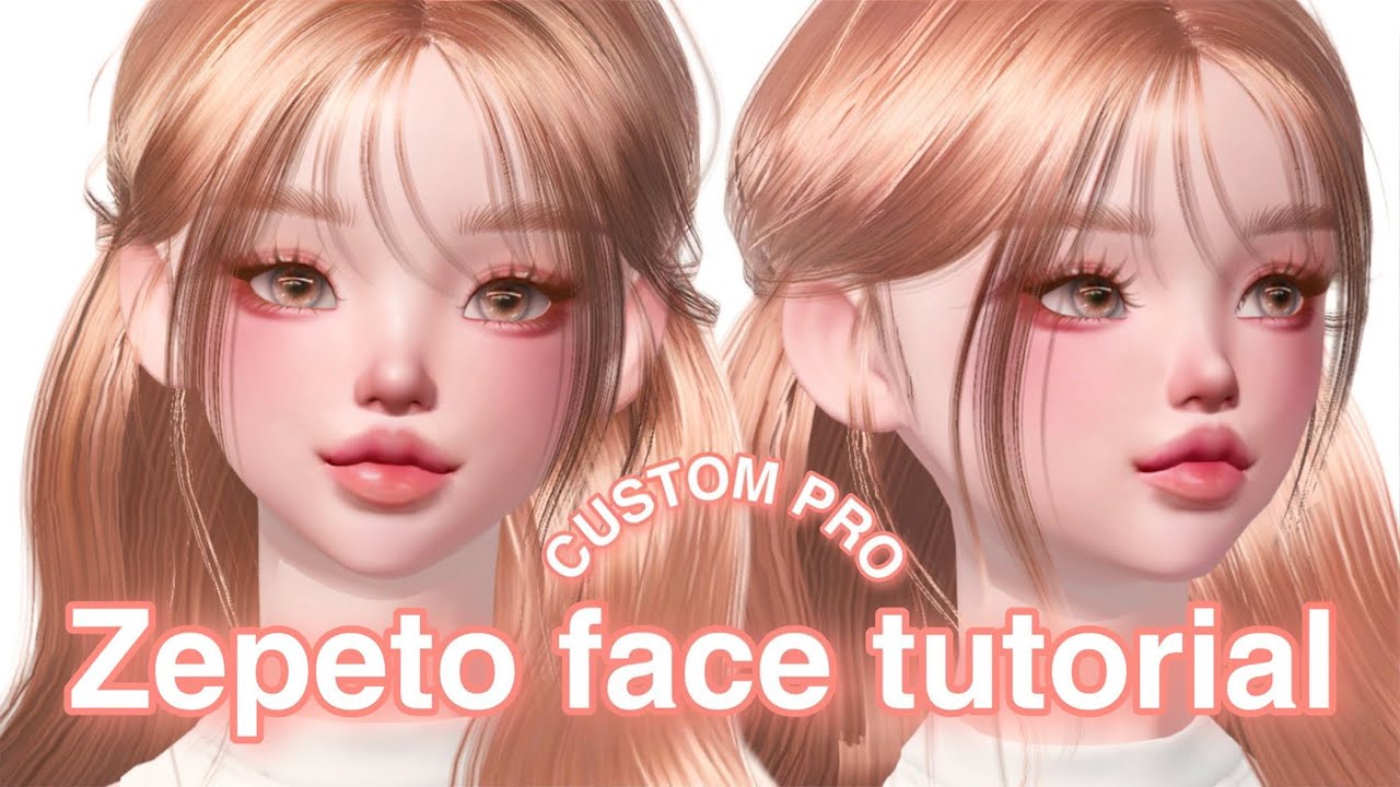 Zepeto soft face tutorial | Korean girl