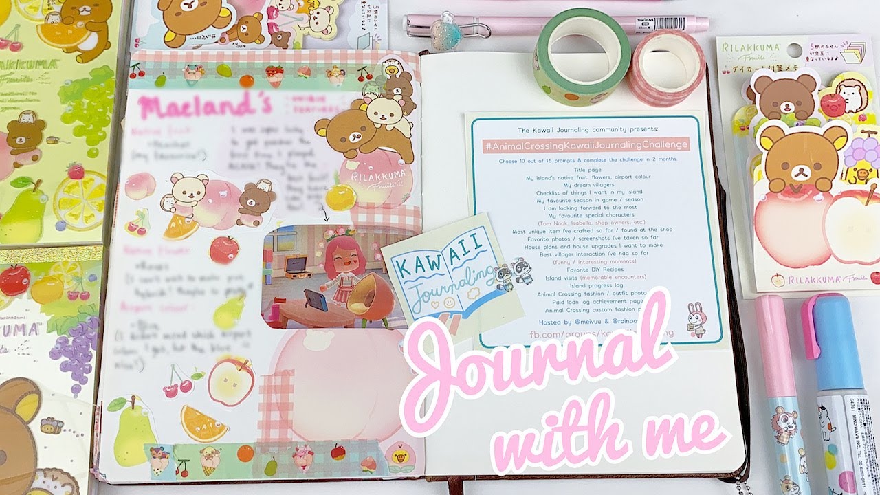 ANIMAL CROSSING + RILAKKUMA HAUL! 🍑| Journal With Me 🍒