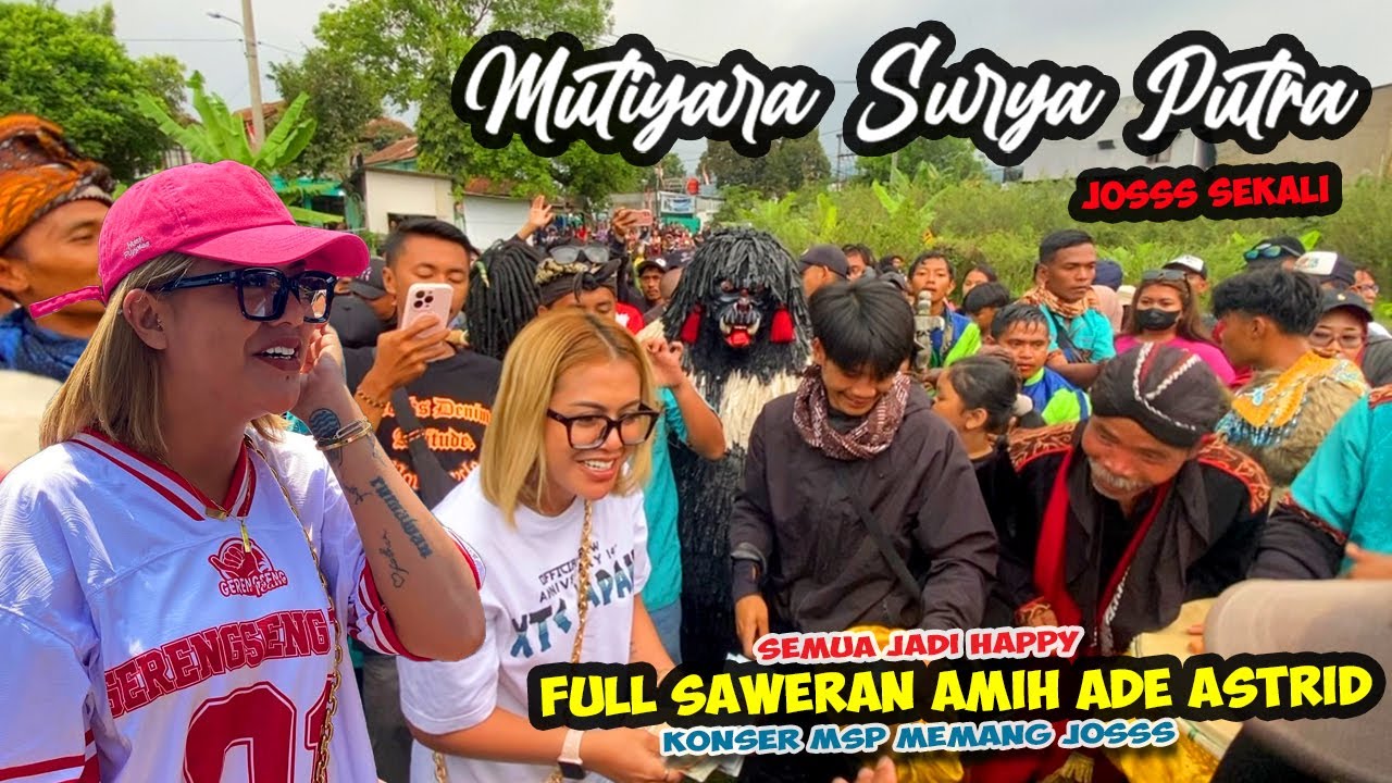 KONSER MSP FULL SAWERAN AMIH ADE ASTRID - HANOMAN GERANDONG HAPPY ❗❗ KUDA LUMPING MSP 🔥 BARGOLA TV