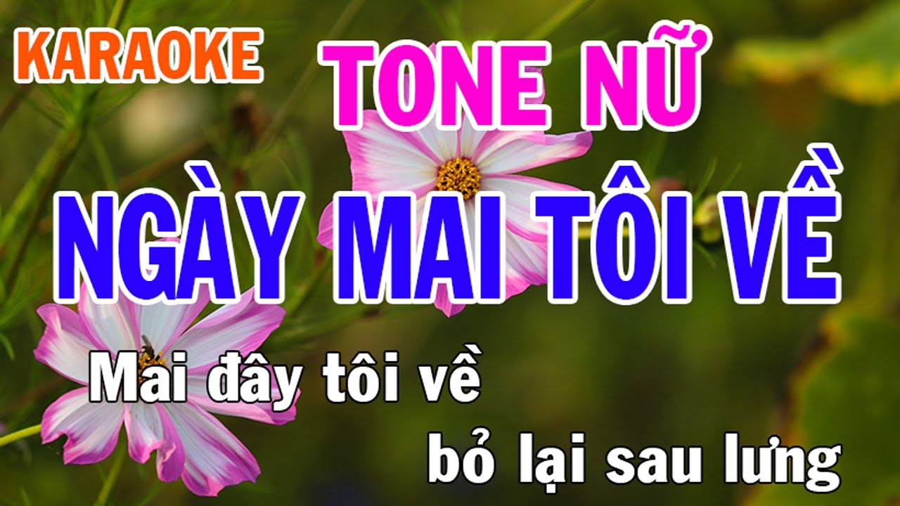 Ngày Mai Tôi Về Karaoke Tone Nữ Nhạc Sống - Phối Mới Dễ Hát - Nhật Nguyễn