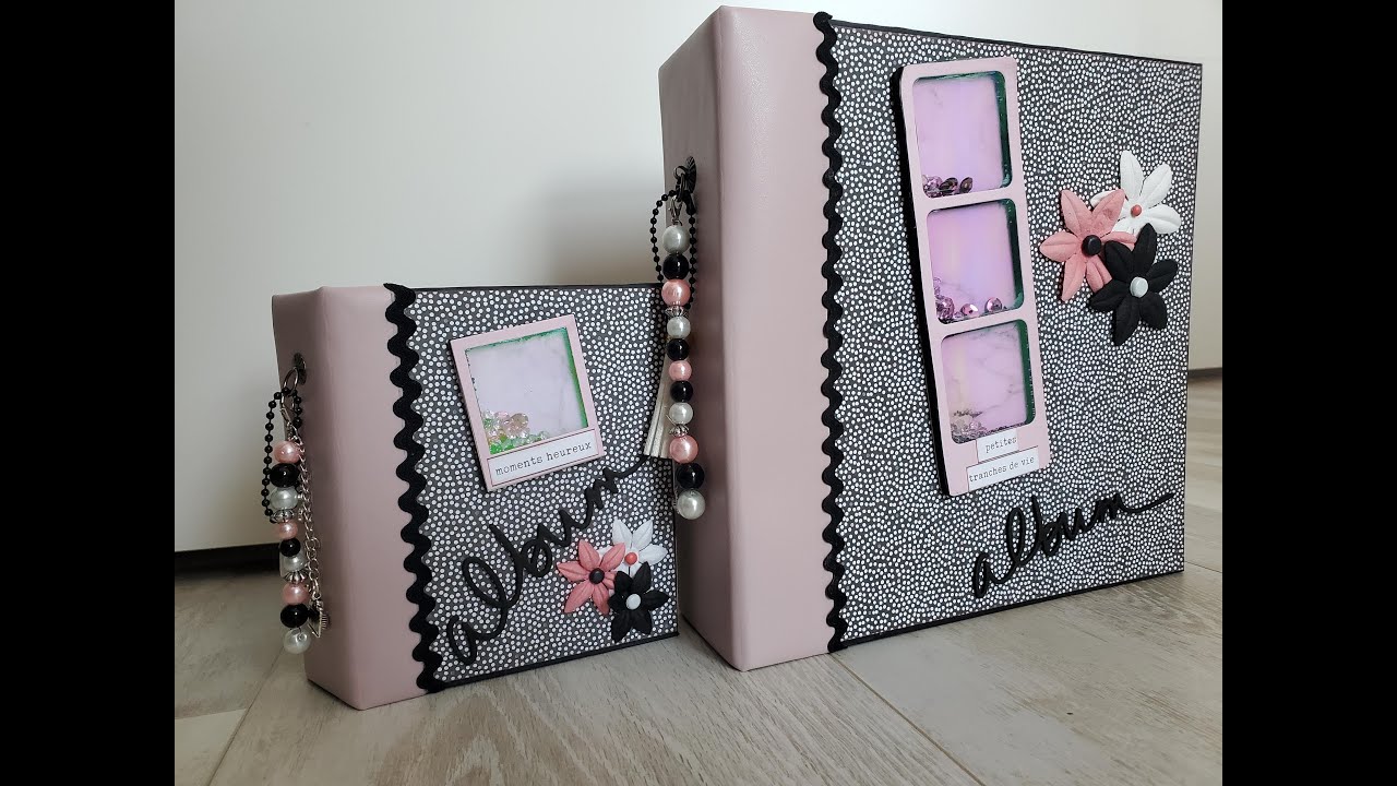 Tuto du shaker de la couverture album noir, blanc et rose Action