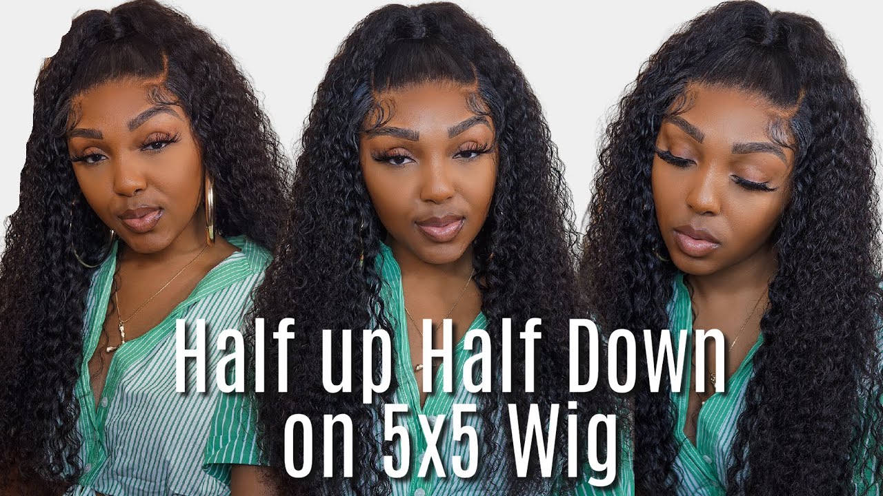 How to| Half Up Half Down on 5x5 Closure FT LuvMe Hair