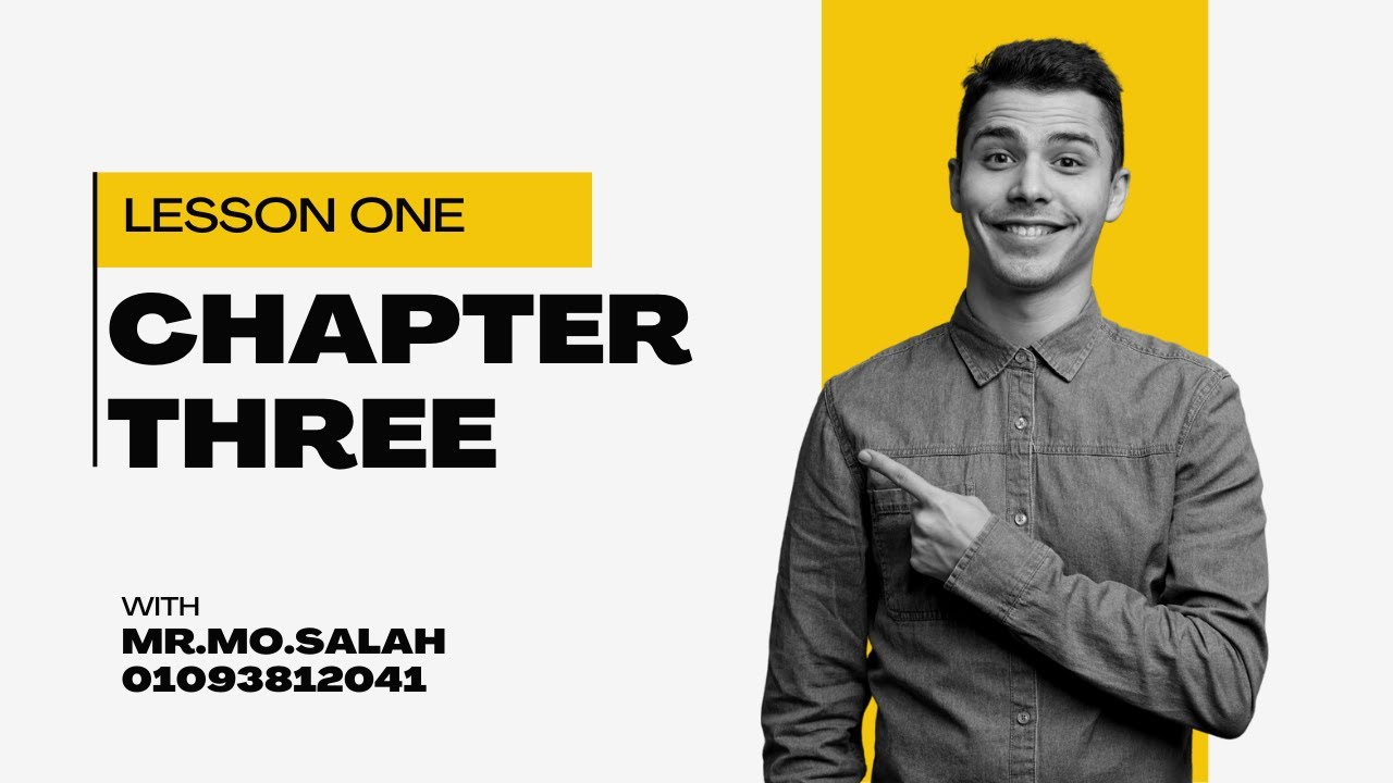 chapter three lesone one