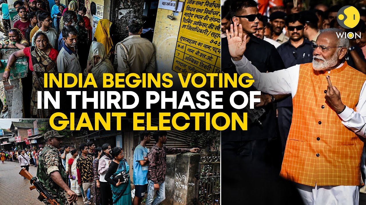 India General Elections 2024 Phase 3: Voting on 93 seats across 11 states and one UT | WION Original