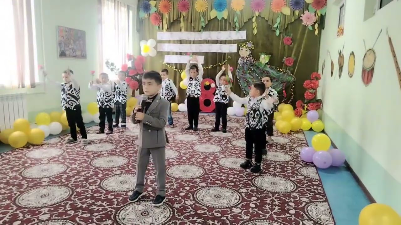 Boysun tumani 4-son DMTT tarbiyalanuvchilari tomonidan  8-Mart Xotin qizlar bayrami