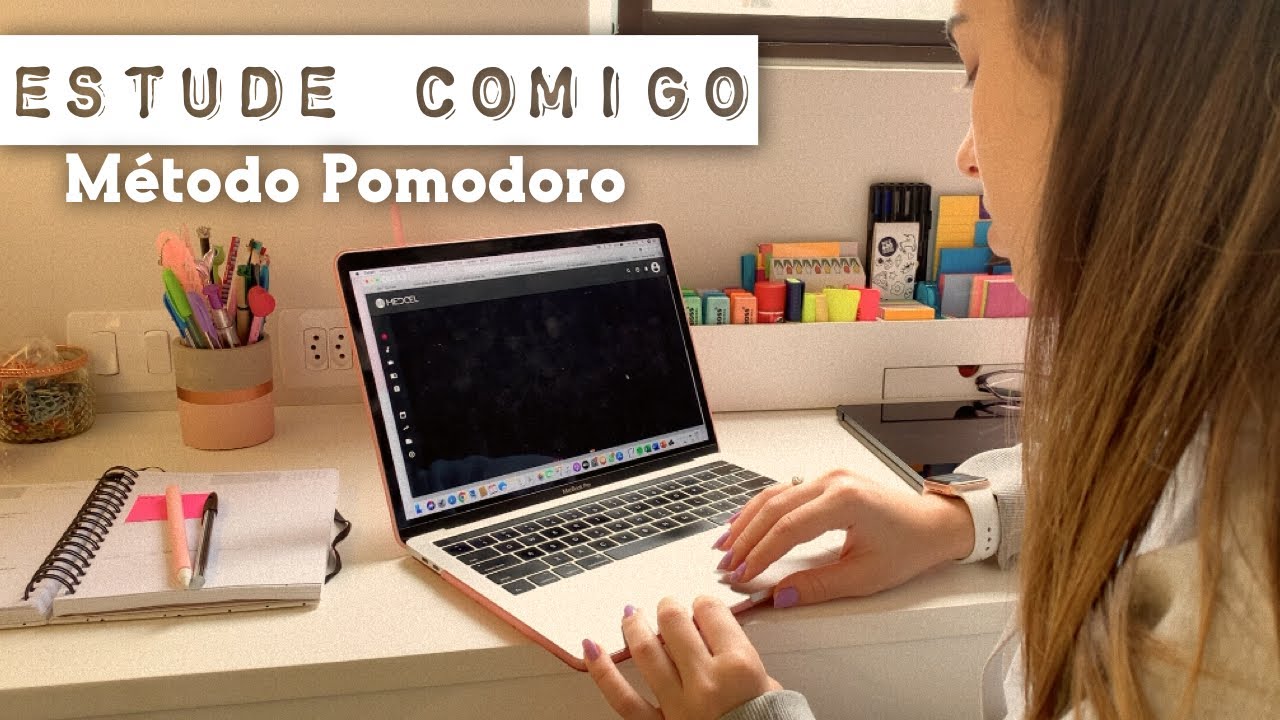ESTUDE COMIGO (STUDY W/ ME): M&Eacute;TODO POMODORO COM FUNDO MUSICAL | Julia Pabis