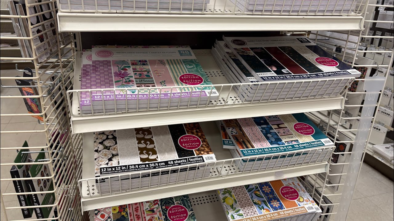 Новые наборы бумаги для весеннего сезона 2026 года в магазине Michael’s! #michaels