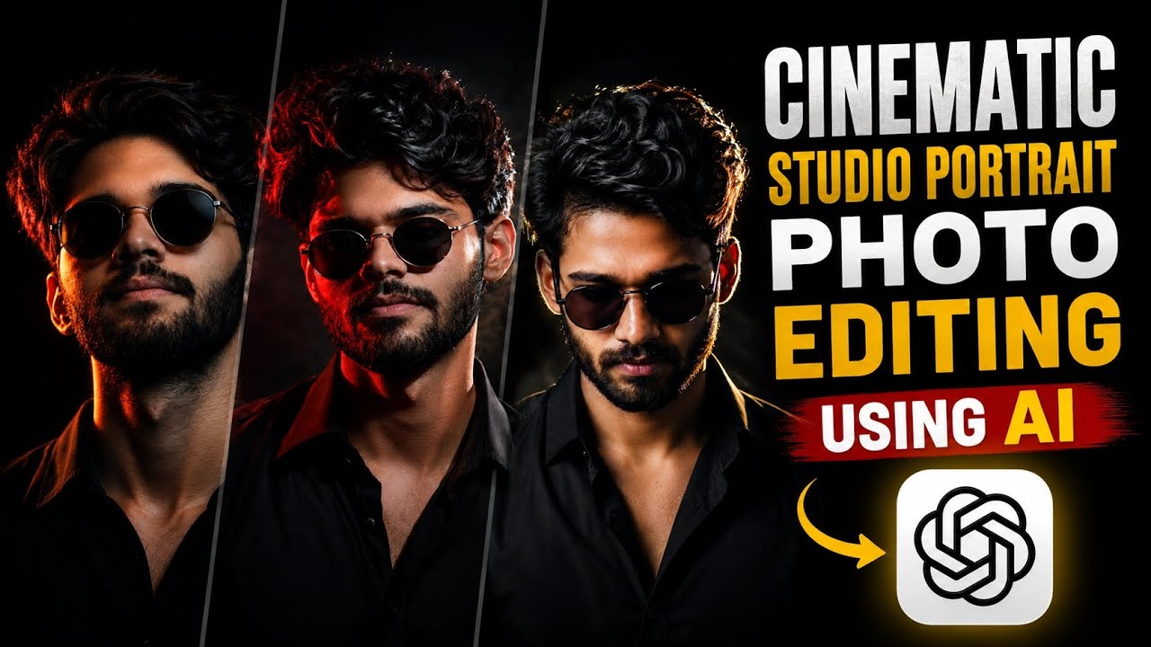 Cinematic Studio Portrait Photo Editing ai |  Instagram Trending ai photo editing