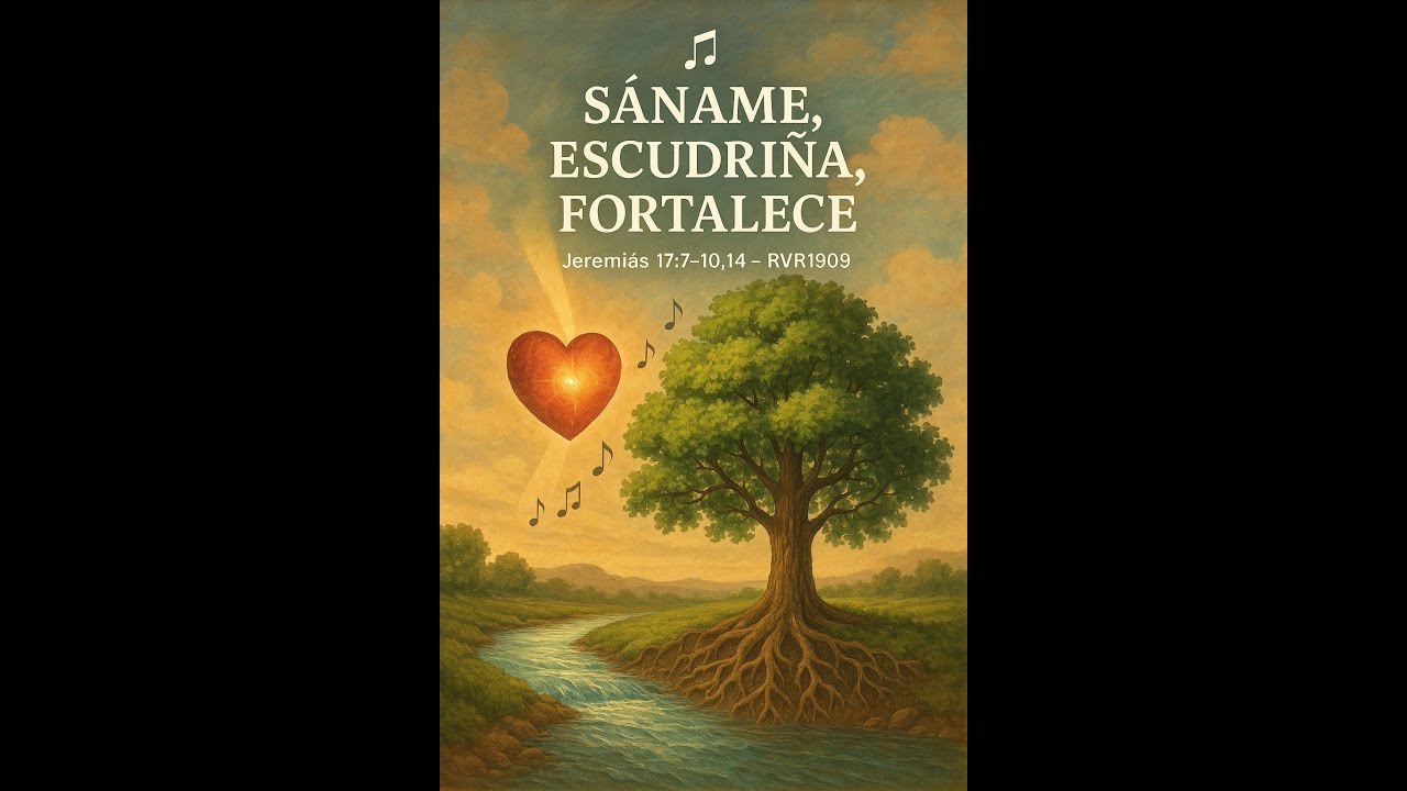 🎵 SÁNAME, ESCUDRIÑA, FORTALECE Cántico de Sanidad, Verdad y Confianza en el Señor 📖 Jeremías 17;7–