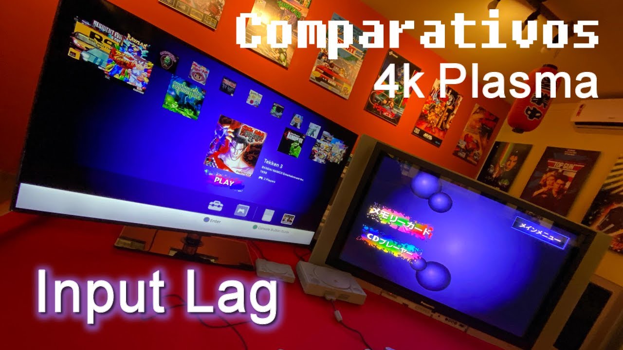 Comparativos Input Lag CRT Plasma LCD 4k - andreretrogamer
