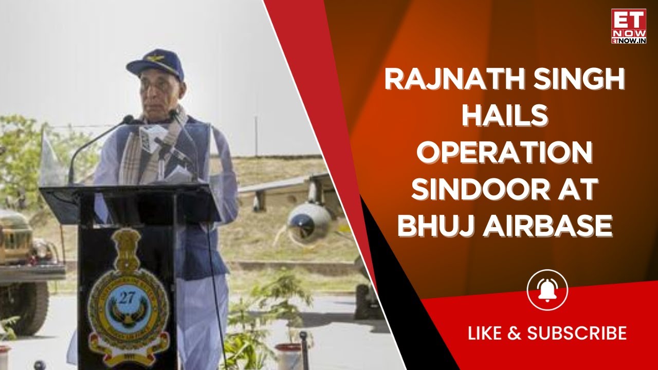 Rajnath Singh Visits Bhuj Airbase & Lauds Operation Sindoor; Slams IMF Funding To Pakistan | News