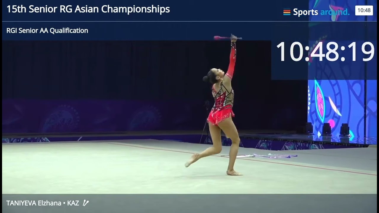 TANIYEVA Elzhana (KAZ) CLUBS AA 34,0 - Asian Championship 2024