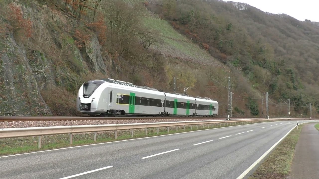 Versuchsfahrten mit Batterie Alstom Coradia Continetal - BEMU 1440.4 - auf der Saarstrecke