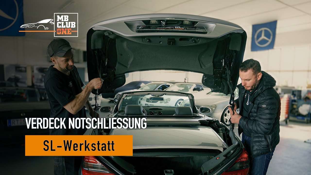 R230 Verdeck Notschließung #mbclubone #sl500 #m113 #273 #abc #amg