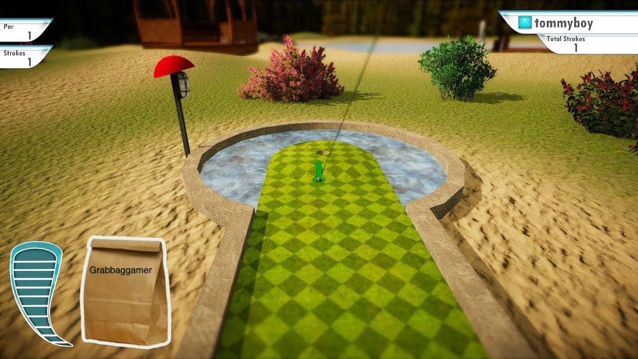 3D MiniGolf gameplay on the Nintendo Switch