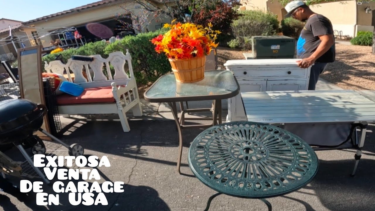 As&iacute; es una venta de garage en USA exitosa vendimos muchisimo $$$$
