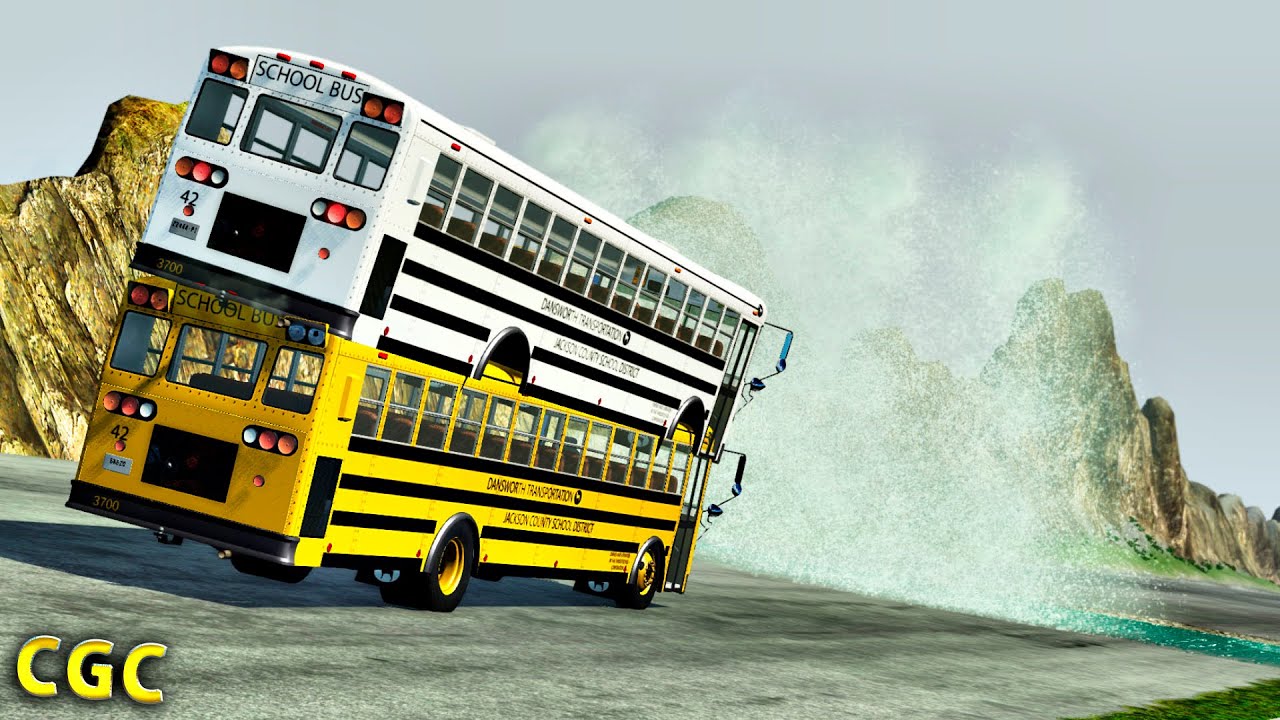 Cars Vs Water Walls BeamNG Drive
