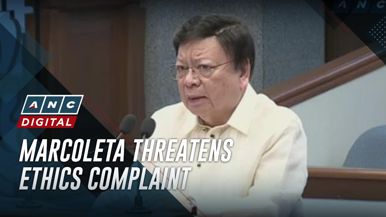 Marcoleta threatens to file ethics complaint vs Senator | ANC