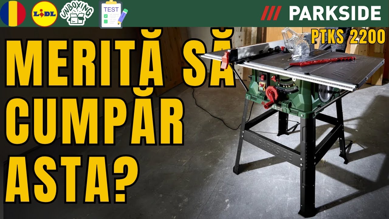 FERĂSTRĂU CIRCULAR CU MASĂ Parkside PTKS 2200 A1 ROM&Acirc;NIA ROM&Acirc;NĂ LIDL