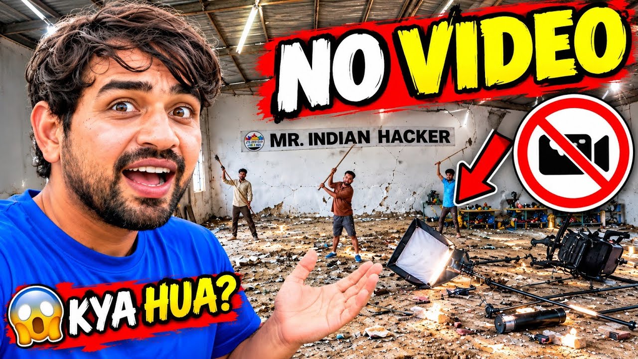 What happened at Mr. Indian Hacker's Studio? 😱 | The real reason for NO VIDEOS!