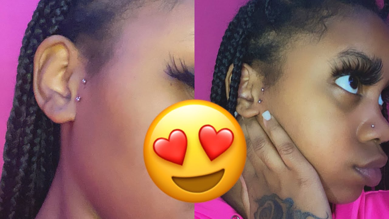 I PIERCED MY VERTICAL TRAGUS ON CAMERA!| Cash