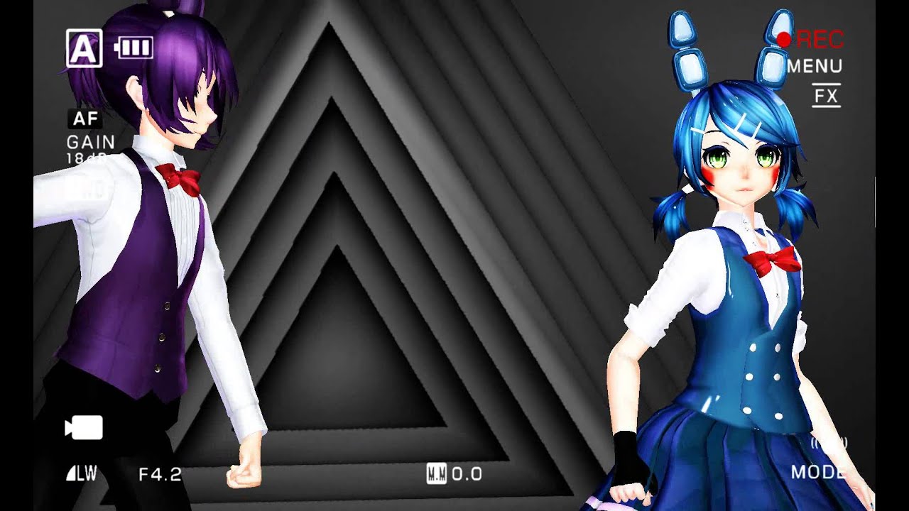{MMD FNAF} - Bonnie and BonBon - Scream