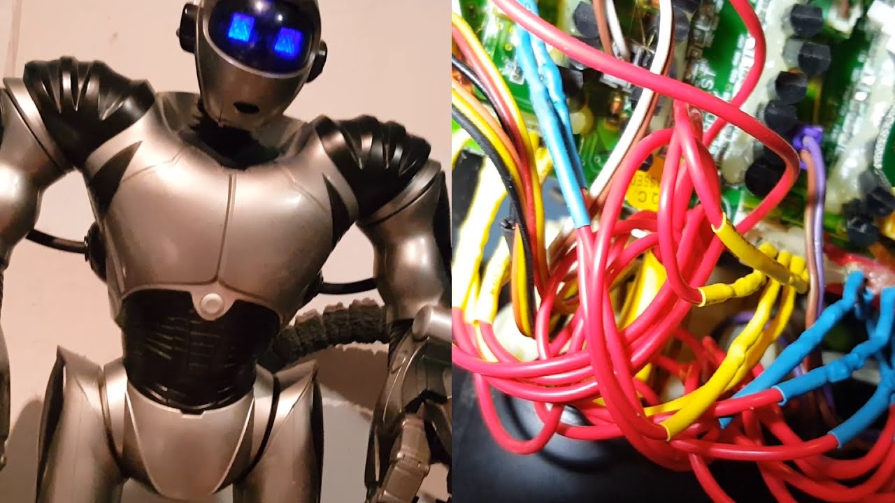 Robosapien V2 Rewire & Repair  ( fix to bad RSV2 wiring problem ) Wowwee