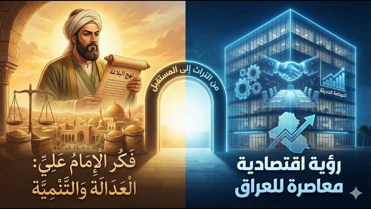 فكر الامام علي بن ابي طالب عليه السلام في التنمية الاقتصادية مقتبس من رسالته إلى عامله على مصر.