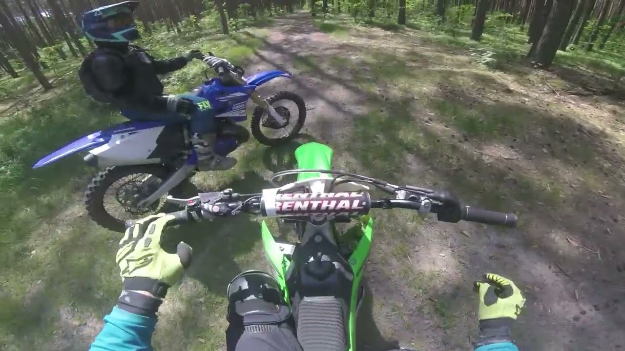 Szwagier próbuje zajechać moją nową Kawę |Enduro Młodziaki|