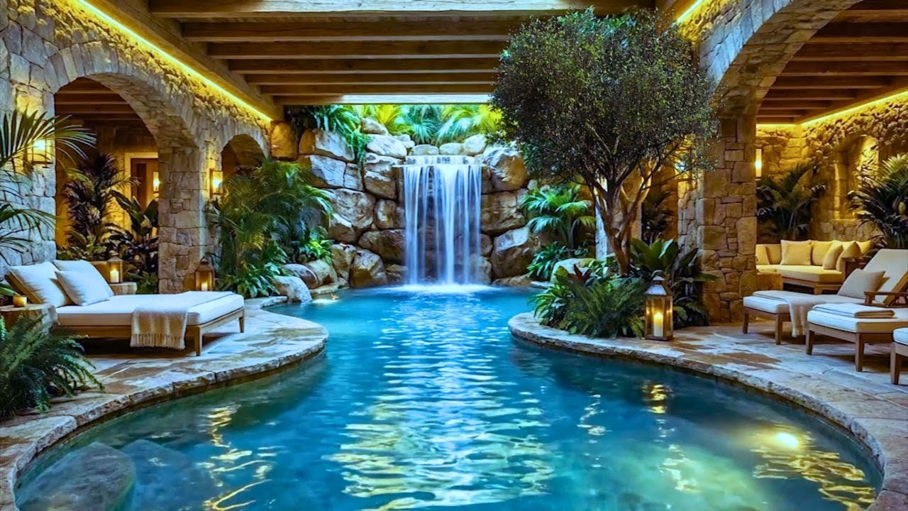 Forest Tranquility | Calming Waterfall  with Forest Birds for Productivity